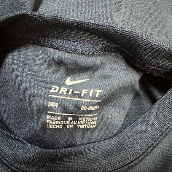 Nike Black & Neon Short Sleeve “Have a Nike Day” Dri-Fit Tee Toddler Size 18M - Picture 5 of 6